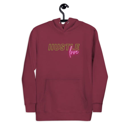 Hustle Love Men's Hoodie - Pixtyles