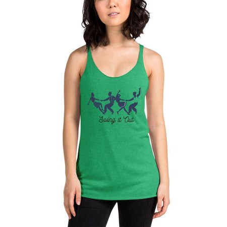 Swing it Out Women's Racerback Tank - Pixtyles