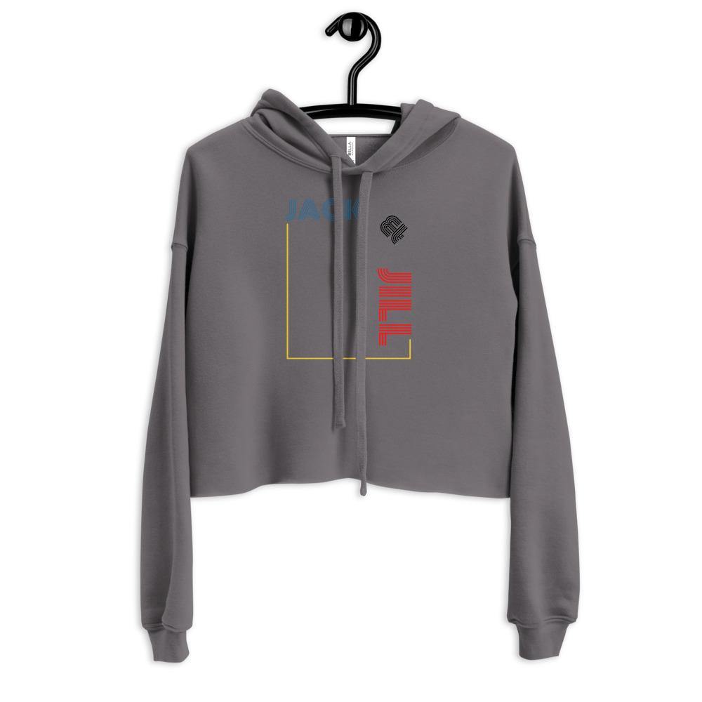 Jack & Jill Twisted Women's Crop Hoodie - Pixtyles