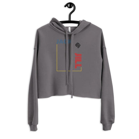Jack & Jill Twisted Women's Crop Hoodie - Pixtyles
