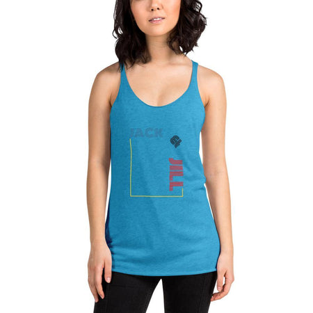 Jack & Jill Twisted Women's Racerback Tank - Pixtyles