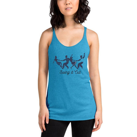 Swing it Out Women's Racerback Tank - Pixtyles