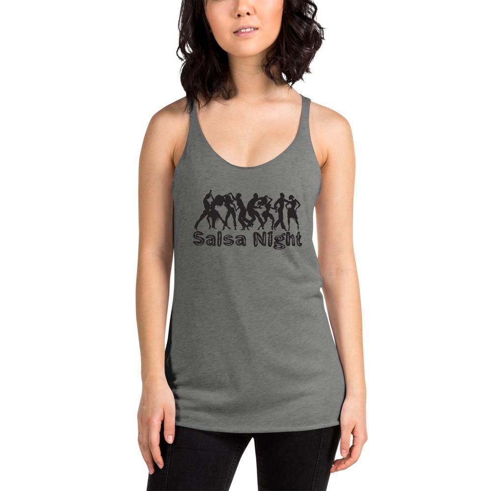 Salsa Night Women's Racerback Tank - Pixtyles