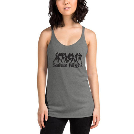 Salsa Night Women's Racerback Tank - Pixtyles