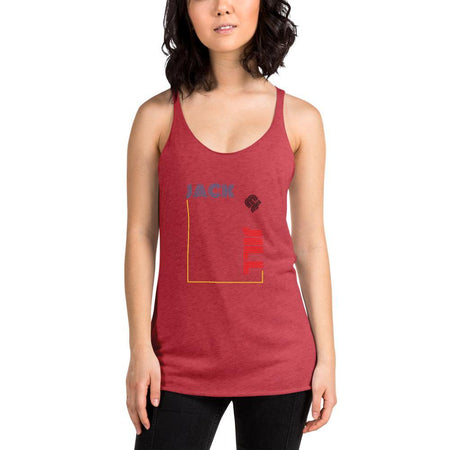 Jack & Jill Twisted Women's Racerback Tank - Pixtyles