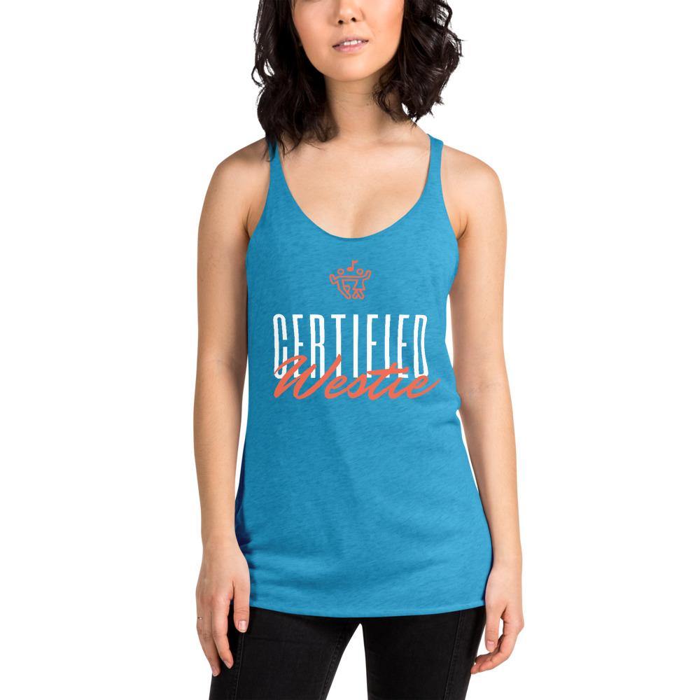 Certified Westie Women's Racerback Tank - Pixtyles