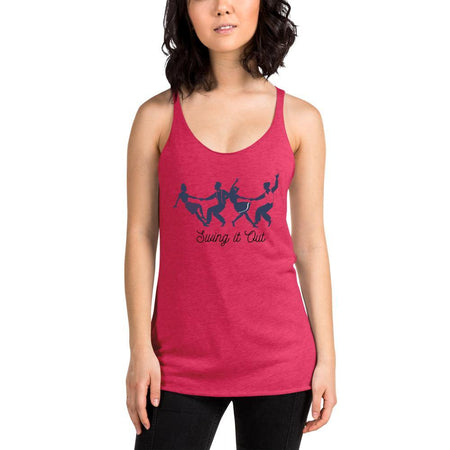 Swing it Out Women's Racerback Tank - Pixtyles