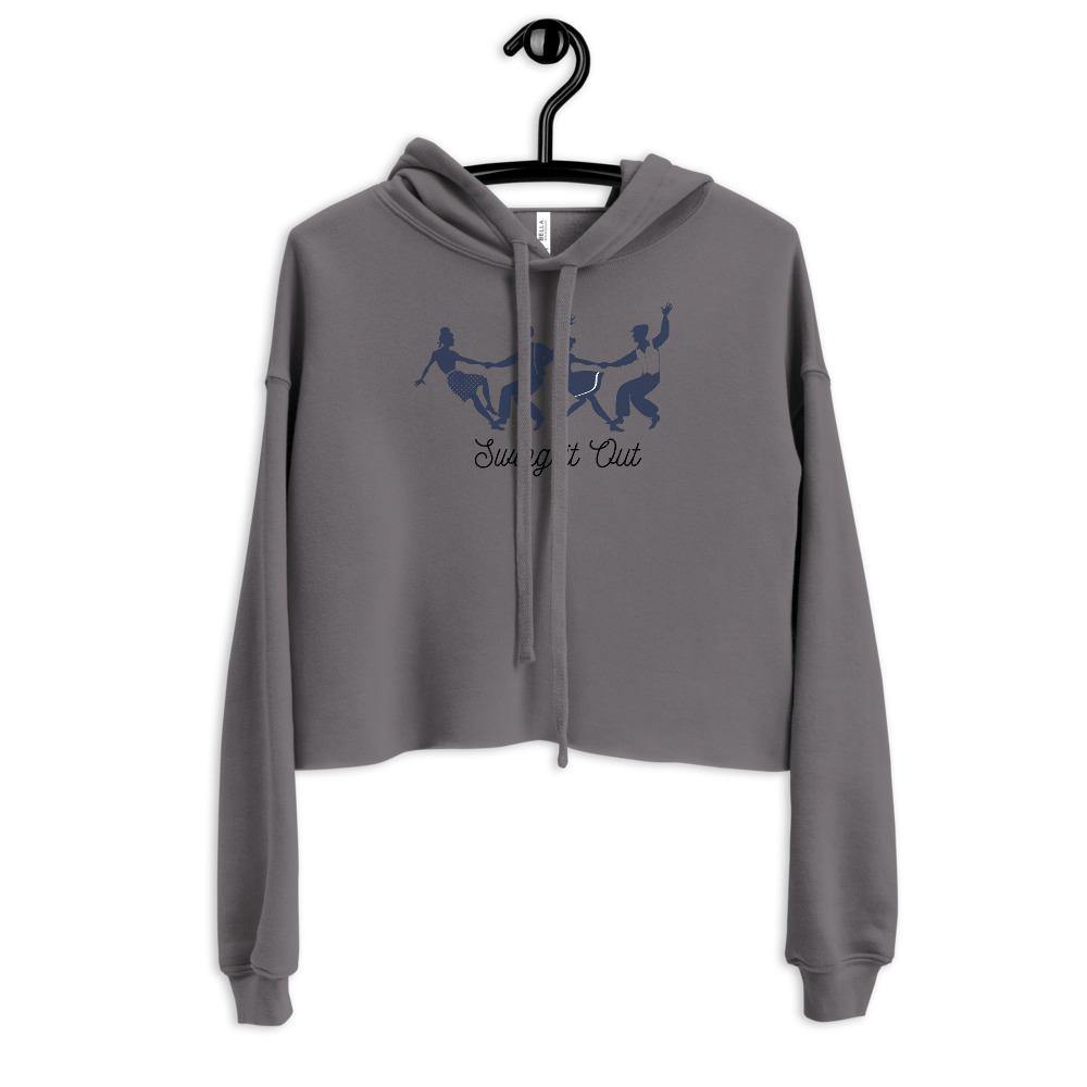 Swing it Out Women's Crop Hoodie - Pixtyles