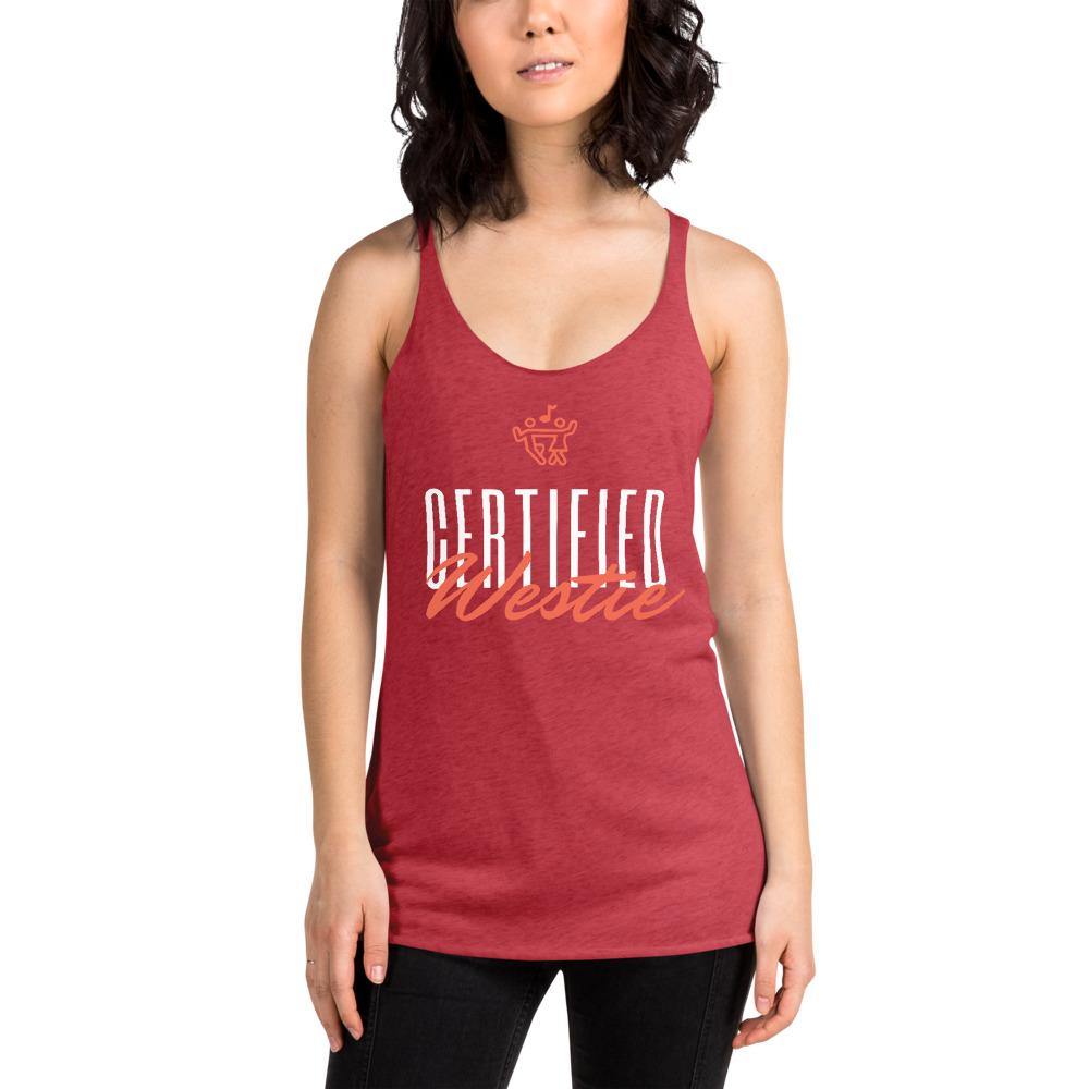 Certified Westie Women's Racerback Tank - Pixtyles