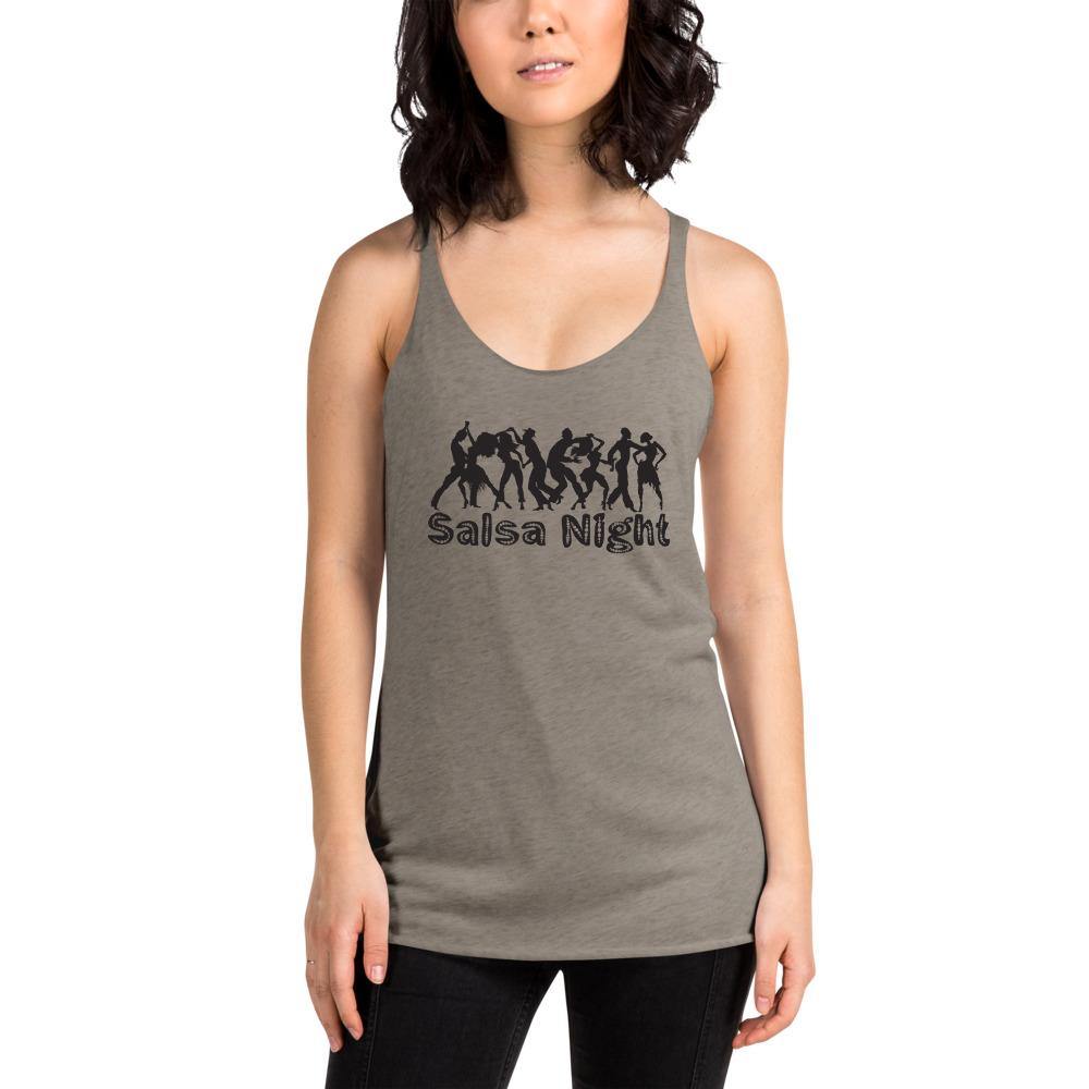 Salsa Night Women's Racerback Tank - Pixtyles