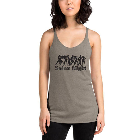 Salsa Night Women's Racerback Tank - Pixtyles