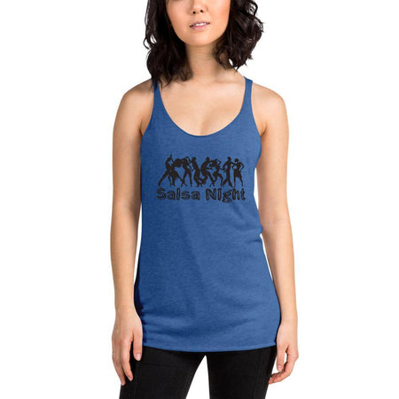 Salsa Night Women's Racerback Tank - Pixtyles