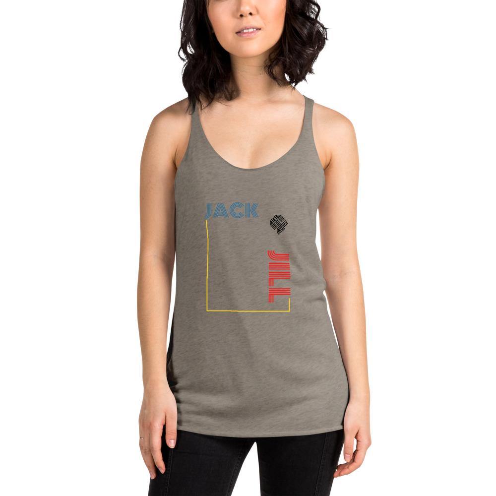 Jack & Jill Twisted Women's Racerback Tank - Pixtyles