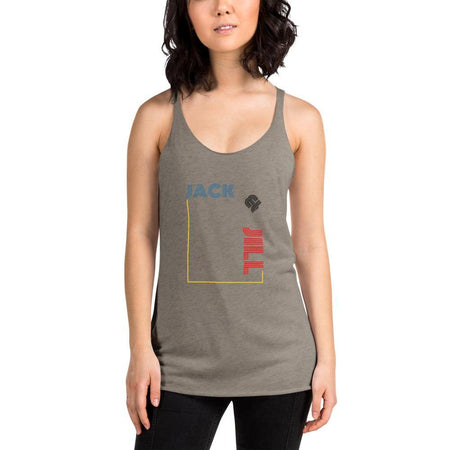 Jack & Jill Twisted Women's Racerback Tank - Pixtyles