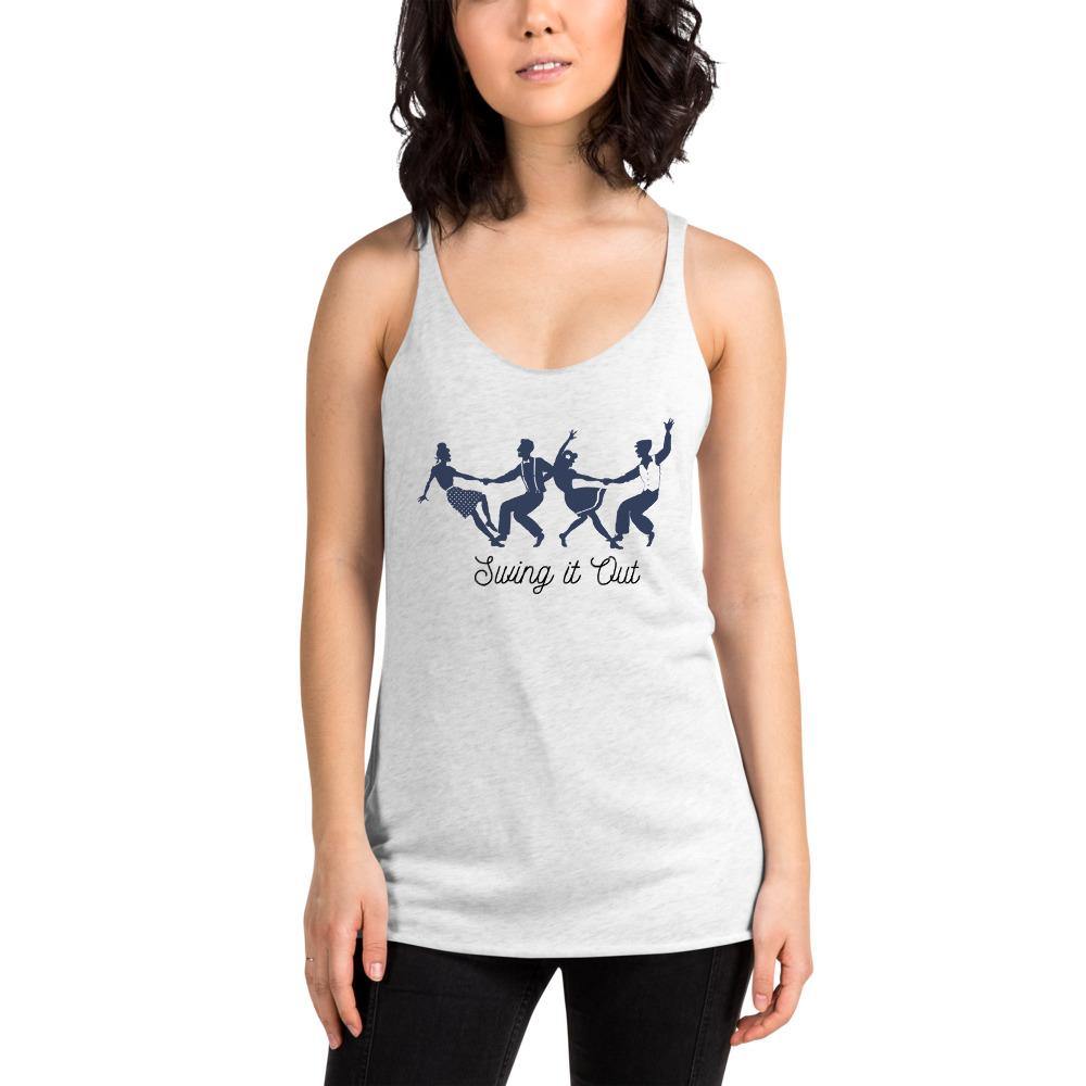 Swing it Out Women's Racerback Tank - Pixtyles