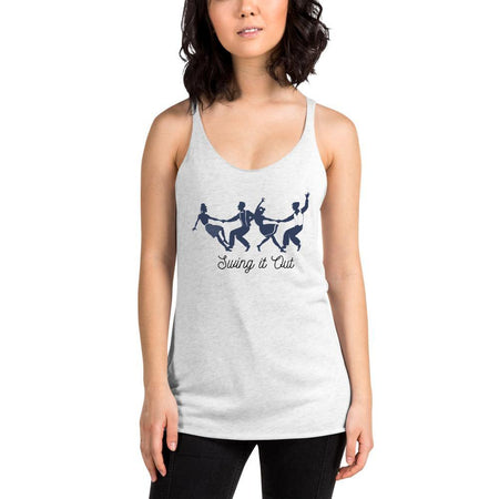 Swing it Out Women's Racerback Tank - Pixtyles
