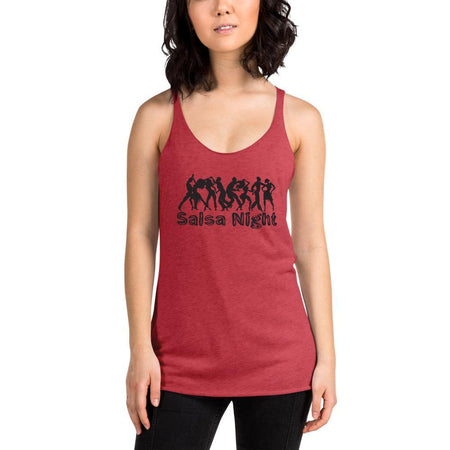 Salsa Night Women's Racerback Tank - Pixtyles
