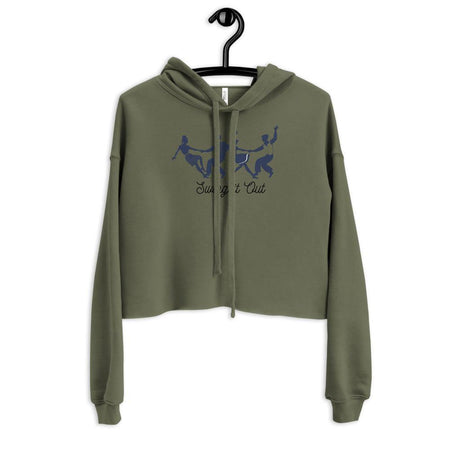Swing it Out Women's Crop Hoodie - Pixtyles