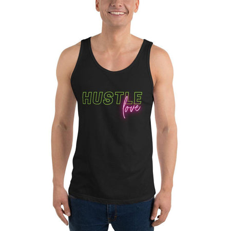 Hustle Love Men's Tank Top - Pixtyles