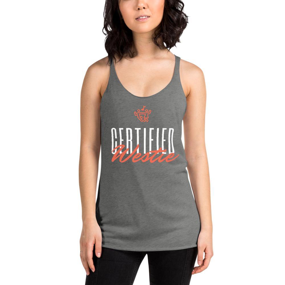 Certified Westie Women's Racerback Tank - Pixtyles