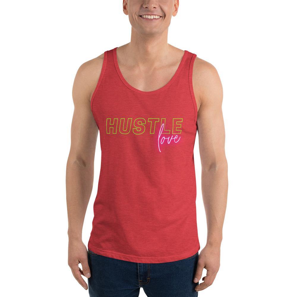 Hustle Love Men's Tank Top - Pixtyles