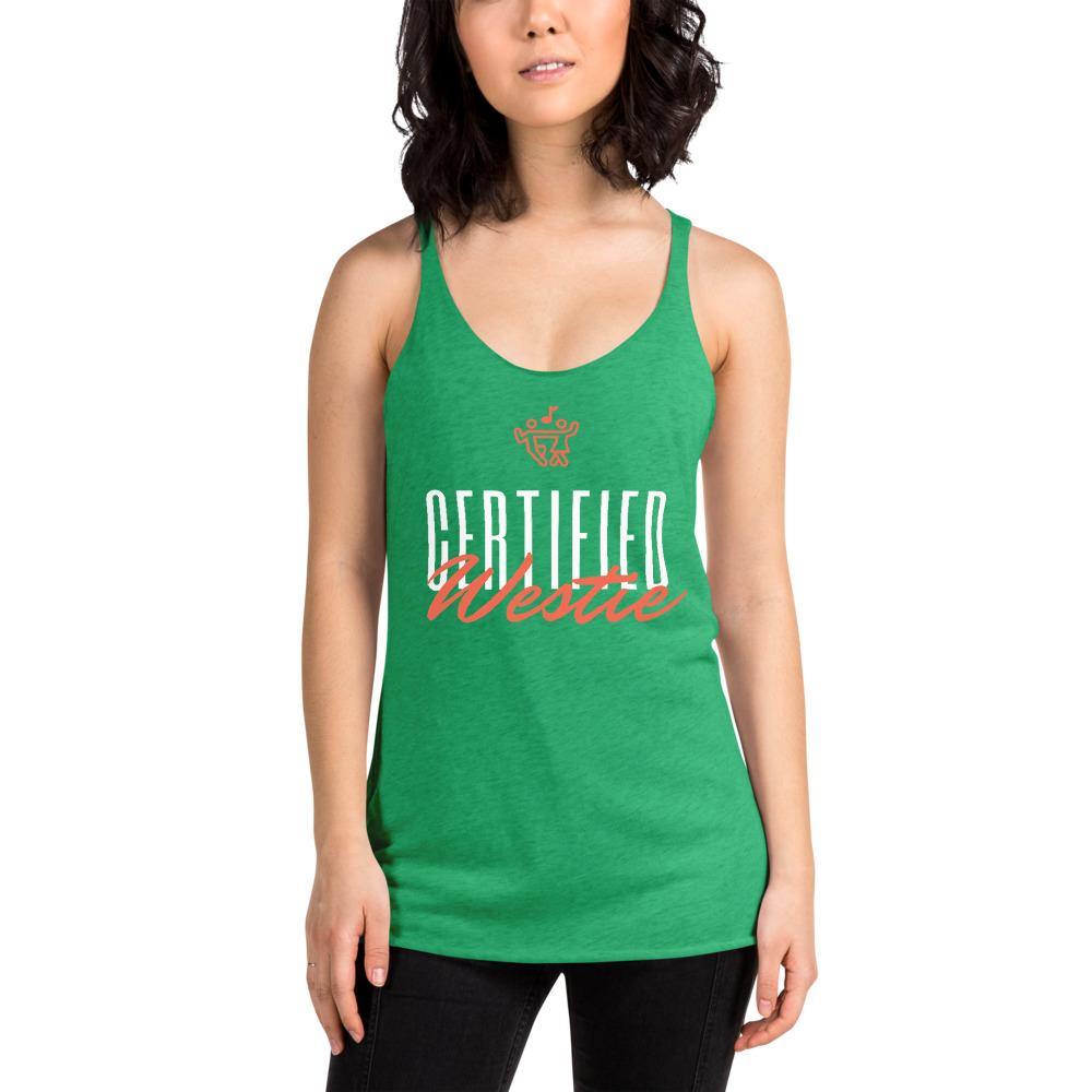 Certified Westie Women's Racerback Tank - Pixtyles