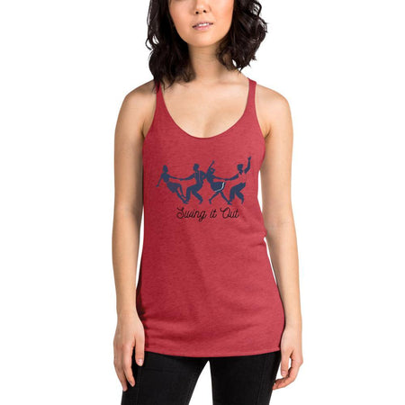 Swing it Out Women's Racerback Tank - Pixtyles