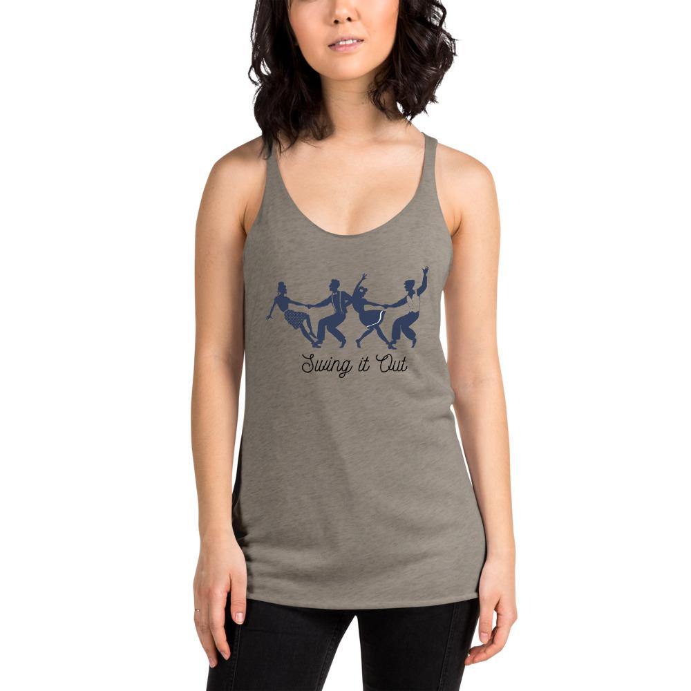 Swing it Out Women's Racerback Tank - Pixtyles