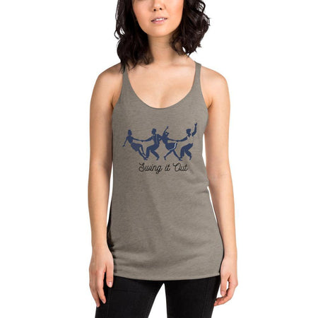 Swing it Out Women's Racerback Tank - Pixtyles