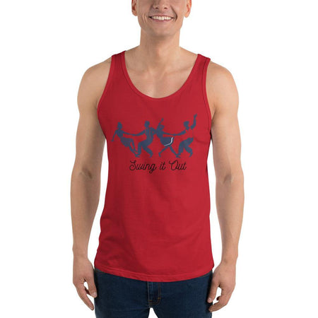 Swing it Out Men's Tank Top - Pixtyles