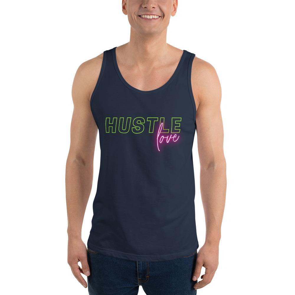 Hustle Love Men's Tank Top - Pixtyles