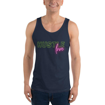 Hustle Love Men's Tank Top - Pixtyles