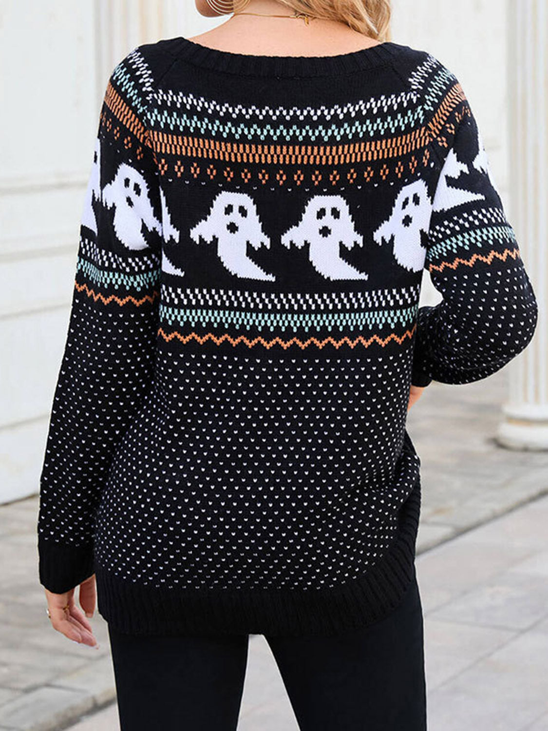 Ghost Round Neck Sweater
